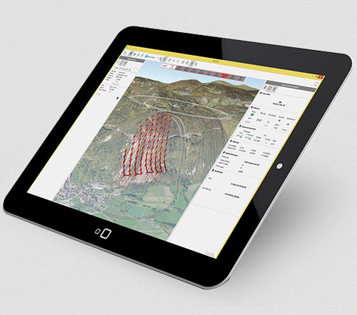 Software de monitoramento - eMotion X - senseFly - de gestão de dados / para mapeamento / agrícola