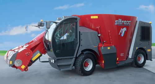 Vagão misturador vertical - Rapido Series - SITREX S.p.a. - autopropelido / com sistema de pesagem / com fresa desensiladora