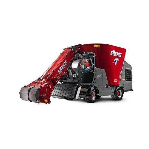 Vagão misturador vertical - VIRAGE - SITREX S.p.a. - autopropelido / com 1 rosca / com fresa desensiladora