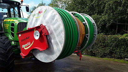 Enrolador de irrigação montado em trator - SlurryKat Ltd.