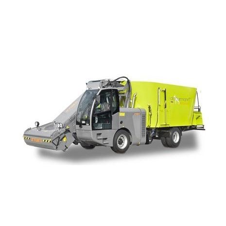Vagão misturador vertical - Dobermann SW GP EVO - STORTI - autopropelido / de descarga lateral / com 2 roscas
