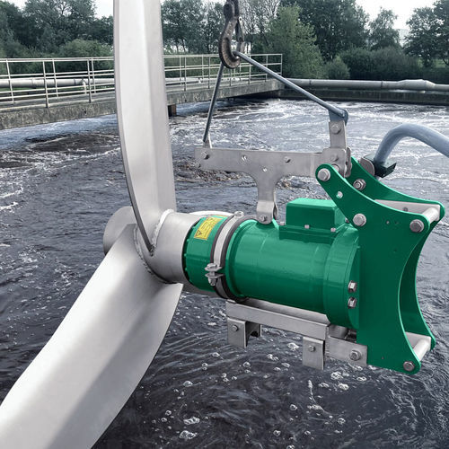Homogeneizador de esterco horizontal - OPTIMIX 2G 30-30 - SUMA Rührtechnik - submersível / em aço inoxidável / com motor elétrico