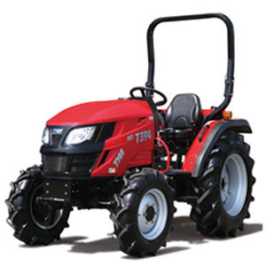 Microtrator - T394,T395 series - TONG Yang Moolsan Co., Ltd. - hidrostático / com engate em 3 pontos / com estrutura de proteção ROPS
