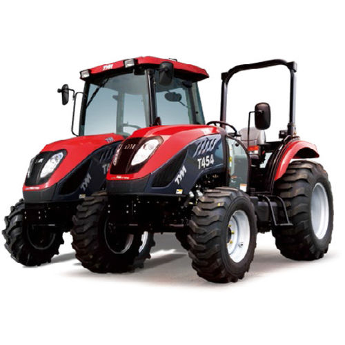 Trator com transmissão hidrostática - T454,T455 series - TONG Yang Moolsan Co., Ltd. - com transmissão mecânica sincronizada / com cabine / com engate em 3 pontos
