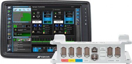 Sistema de controle para pulverização - Topcon Precision Agriculture - com ISOBUS