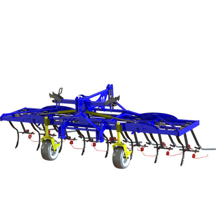 Cultivador rotativo montado - TH300 – TH600 series - Treffler Maschinenbau GmbH & Co. KG - de molas