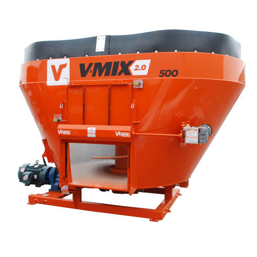 Vagão misturador vertical - V-Mix 2.0 series - Valmetal - estacionário / de descarga lateral / de descarga frontal