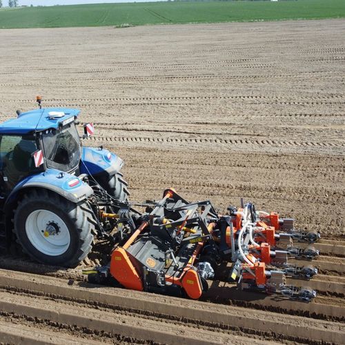 Cultivador montado - WERINGEN SCM+WPS - Weremczuk FMR Sp. z o.o. - com engate em 3 pontos / com rolo / com ajuste hidráulico