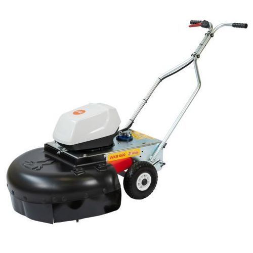 Varredora para operador a pé - WKB 660 - Westermann GmbH & Co. KG - capinadora / para espaços públicos / com bateria