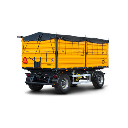 Carreta basculante - PRS-2 / W14 T - WIELTON S.A. - basculante / com 2 eixos / agrícola