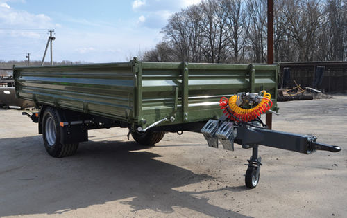 Carreta com tampas removíveis - TSP-6t - Zavod Kobzarenka Ltd. - com 1 eixo / agrícola / 0-10 t