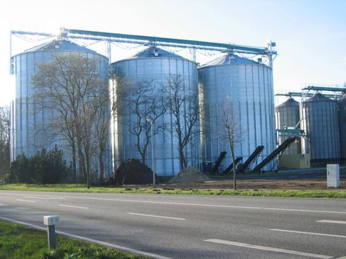 Silo para cereais - Zuther GmbH - em aço / com fundo plano