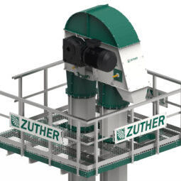 Elevador de canecas vertical - Zuther GmbH