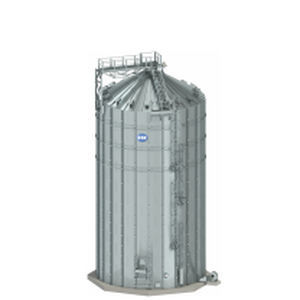 Silo para cereais - FBIN11 - "BIN" Sp. z o.o. - em aço / redondo / com fundo plano