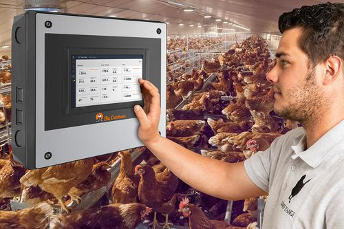 Controlador de condições ambientais para aviário - ViperTouch - Big Dutchman - de temperatura / de ventilação / com tela sensível ao toque
