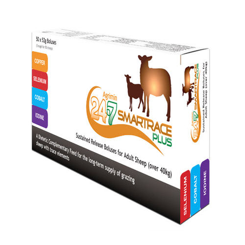 Bólus de nutrição - Smartrace® Plus for Adult - Agrimin Ltd. - para ovinos / para correção de deficiências nutricionais / orgânico