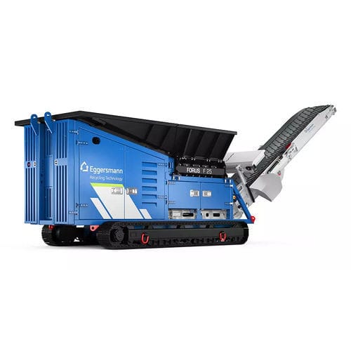 Triturador de galhos de rodas - FORUS F 25 - Eggersmann Recycling Technology - a diesel / de esteiras