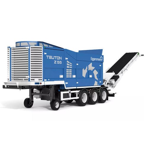 Triturador de galhos de arrasto - TEUTON Z 55 - Eggersmann Recycling Technology - a diesel
