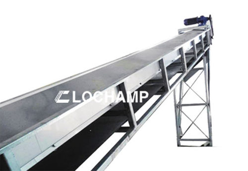 Transportador de esteira - B500 - Henan LONGCHANG Machinery Manufacturing Co., Ltd. - flexível / inclinado