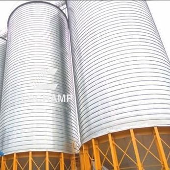 Silo para ração - Henan LONGCHANG Machinery Manufacturing Co., Ltd. - em aço / redondo / com tremonha