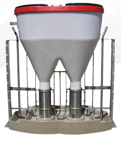 Cocho para suínos - TUBO TSPK DOUBLE - POLnet Sp. z o.o. i Wspólnicy - em plástico / em aço inoxidável / em concreto