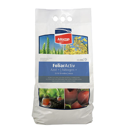Fertilizante mineral - FoliarActiv Nitrogen - Przedsiebiorstwo ARKOP Sp. z o.o. - NPK / nitrogenado / granulado