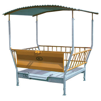 Suporte de feno para ovelhas - RMT 9801 - SATENE SAS - para cabras / em aço inoxidável / coletivo