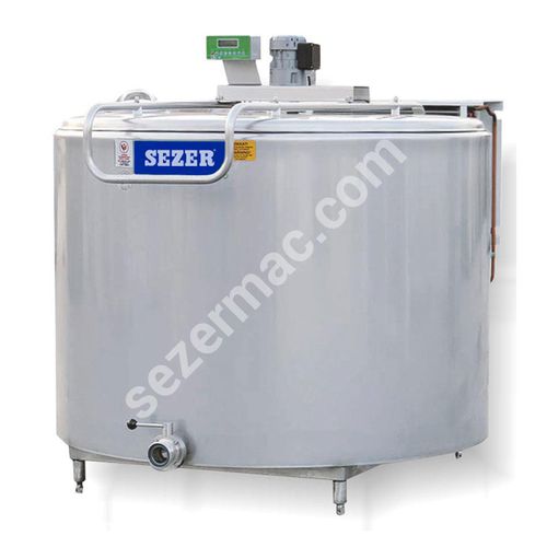 Tanque para leite - SEZER TARIM ve Sagim Teknolojileri San. ve Tic. Ltd. Sirketi - vertical / em aço inoxidável / com sistema de refrigeração