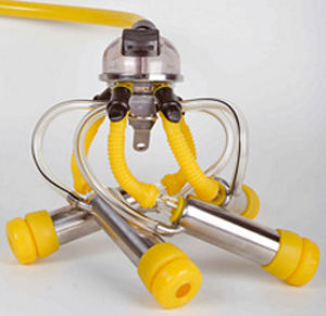 Conjunto de ordenha para vacas - stim-o-flex® - Siliconform - 4 copos de teteira