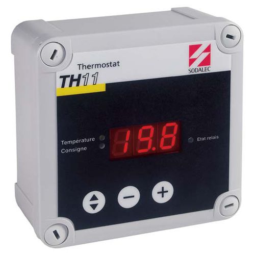 Controlador de temperatura para estábulo - TH – TA - SODALEC DISTRIBUTION - para pocilga / eletrônico / com alarme