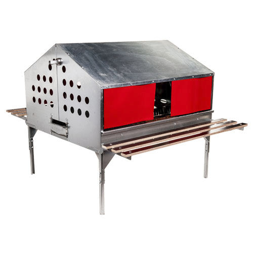 Ninho coletivo - Smart nest - TIGSA - para aves / automático / galvanizado