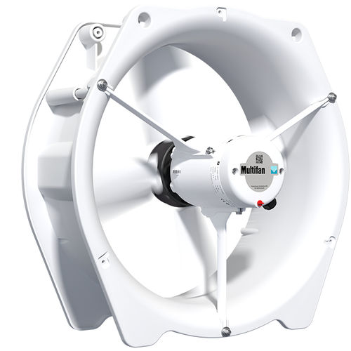 Ventilador para aviário - T6E45ABM80100 - Multifan - para galpão de criação de animais / de circulação de ar / suspenso