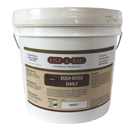 Suplemento para animais - Equi-Dose Daily - ENZ-A-BAC Advanced Products - para equinos / mineral / de vitaminas