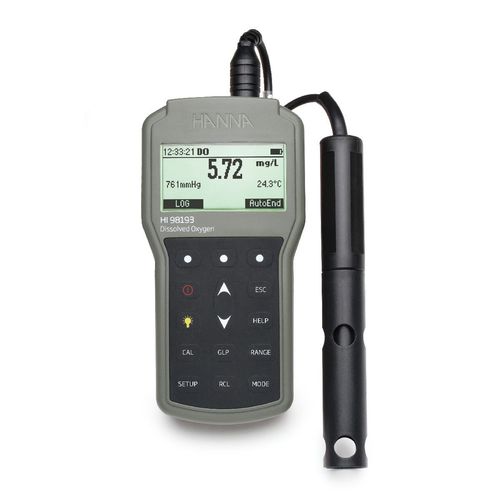 Analisador de oxigênio dissolvido - HI98193 - Hanna Instruments - de temperatura / de gás / de salinidade