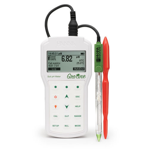 Analisador de solo - HI98168 - Hanna Instruments - de pH / portátil / com registo de dados
