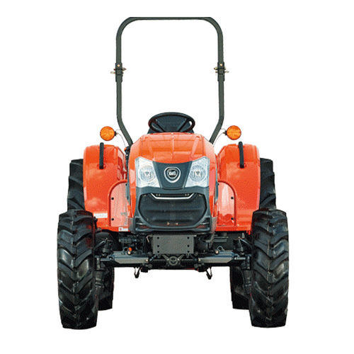 Trator com transmissão mecânica sincronizada - DK5010 - Kioti Tractor - de 3 cilindros / com engate em 3 pontos / com estrutura de proteção ROPS