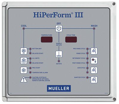 Sistema de controle para tanque de leite - HiPerForm® III RIC - Paul Mueller Company