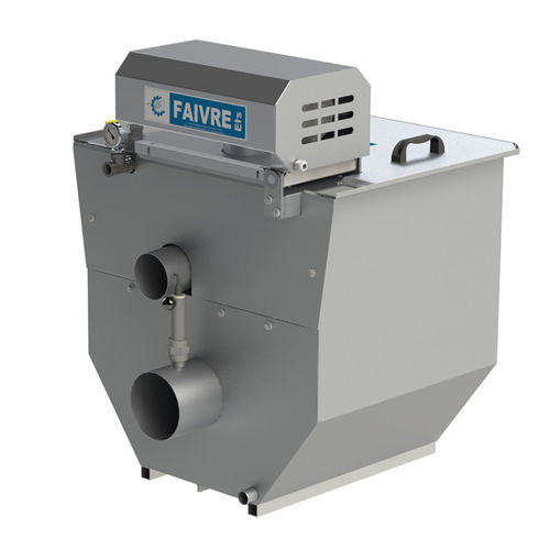 Filtro para aquicultura de tambor - Rotoclean 60 - Faivre Sarl - com purga de água / com bomba / em aço