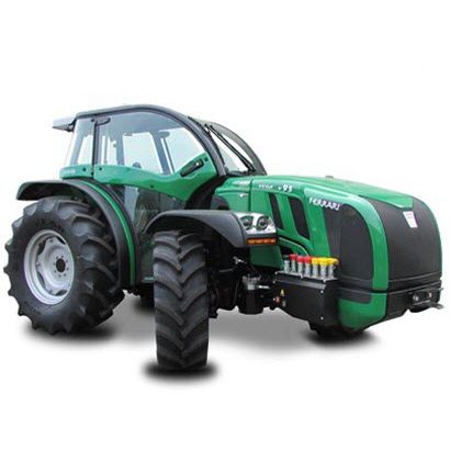 Trator para terrenos inclinados - Vega SDT V80 DUALSTEER - Ferrari (BCS group) - com transmissão mecânica sincronizada / com cabine / com tomada de força frontal