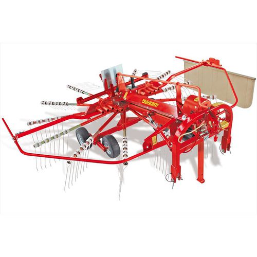 Ancinho enleirador espalhador montado - RA 450-13D Profi - Frandent group srl - dobrável