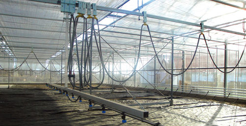 Barra de irrigação para estufa - TO56-1R - Mosa Green - alimentado por mangueira / suspenso / movimentação por cabo aéreo