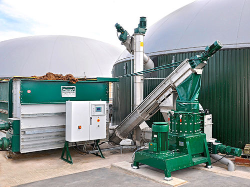 Tremonha de incorporação de substrato sólido - Rotacrex - PlanET Biogaz France