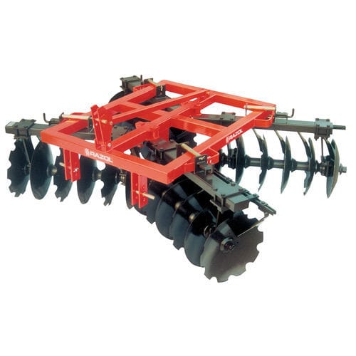 Grade de discos montada - TXL series - SOCIETE NOUVELLE RAZOL - articulada em 2 seções / com rolo / de dupla ação offset