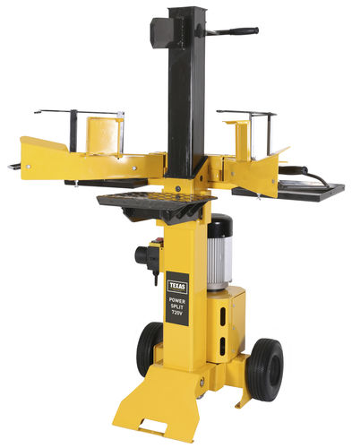 Rachador de lenha hidráulico - Power Split 720 - Texas Equipment - elétrico / vertical / com rodízios