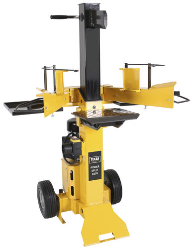 Rachador de lenha hidráulico - Power Split 830V - Texas Equipment - elétrico / vertical / com rodízios