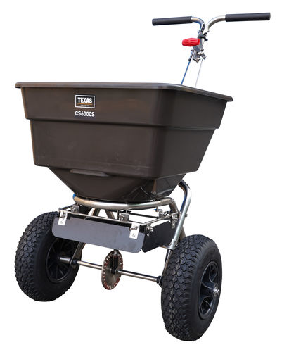 Distribuidor de adubo para operador a pé - CS6000S - Texas Equipment - de sal / centrífugo