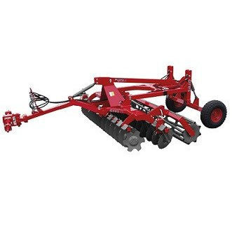 Grade de discos montada - ARES L series - Unia - semimontada / articulada em 2 seções / com rolo