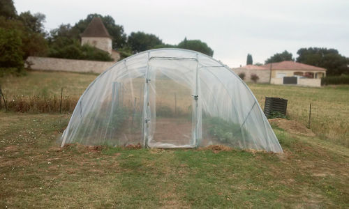 Estufa tipo túnel com um único vão - JARDIBARRE - Barre - para jardinagem / em material plástico