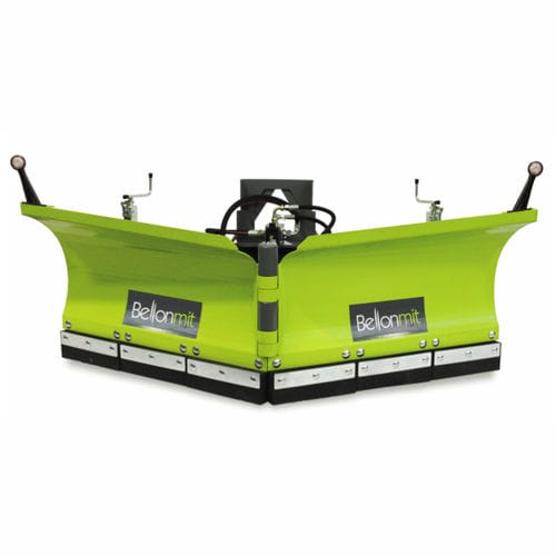 Lâmina limpa-neve em V - TSBV Series - Bellon Mit - com engate de 3 pontos dianteiro em trator / com raspador em borracha / com ajuste hidráulico