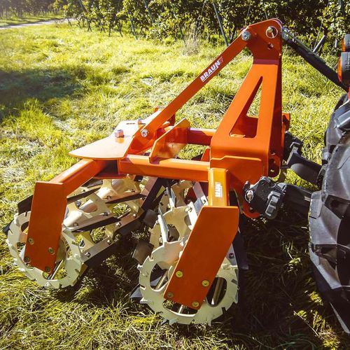 Rolo cultivador - ActiRoll Uno/Duo - Braun - de gaiola / com engate em 3 pontos / tandem